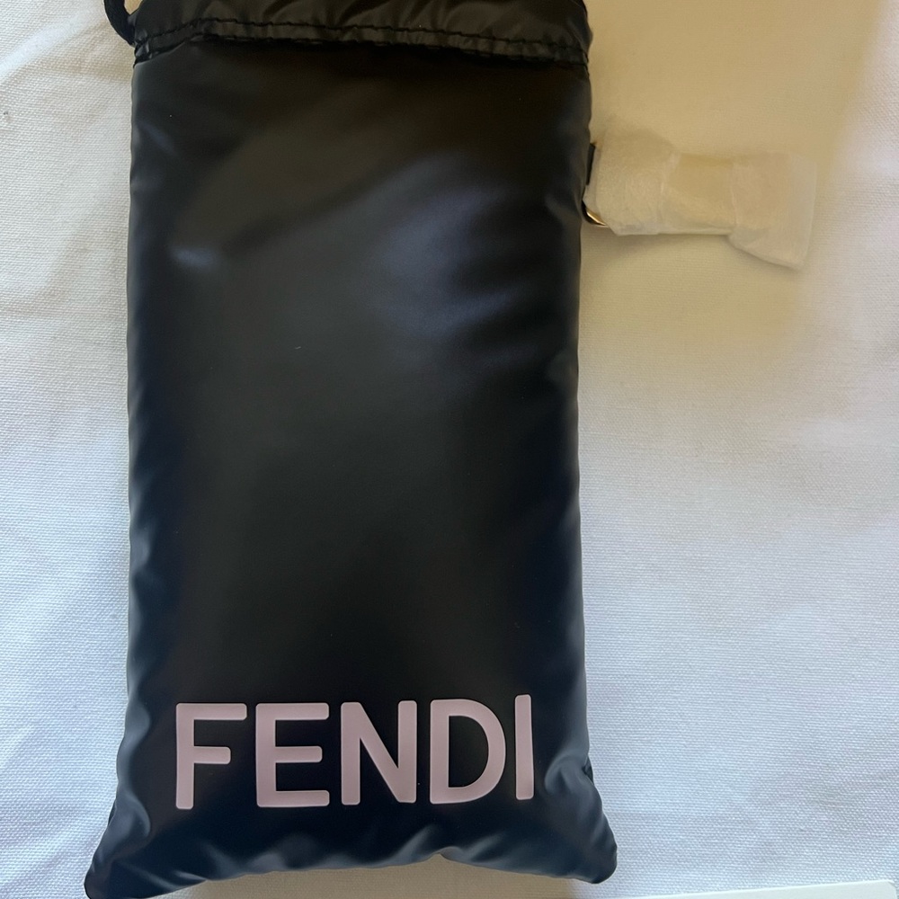 Fendi Black Rectangular Sunglasses - image 5